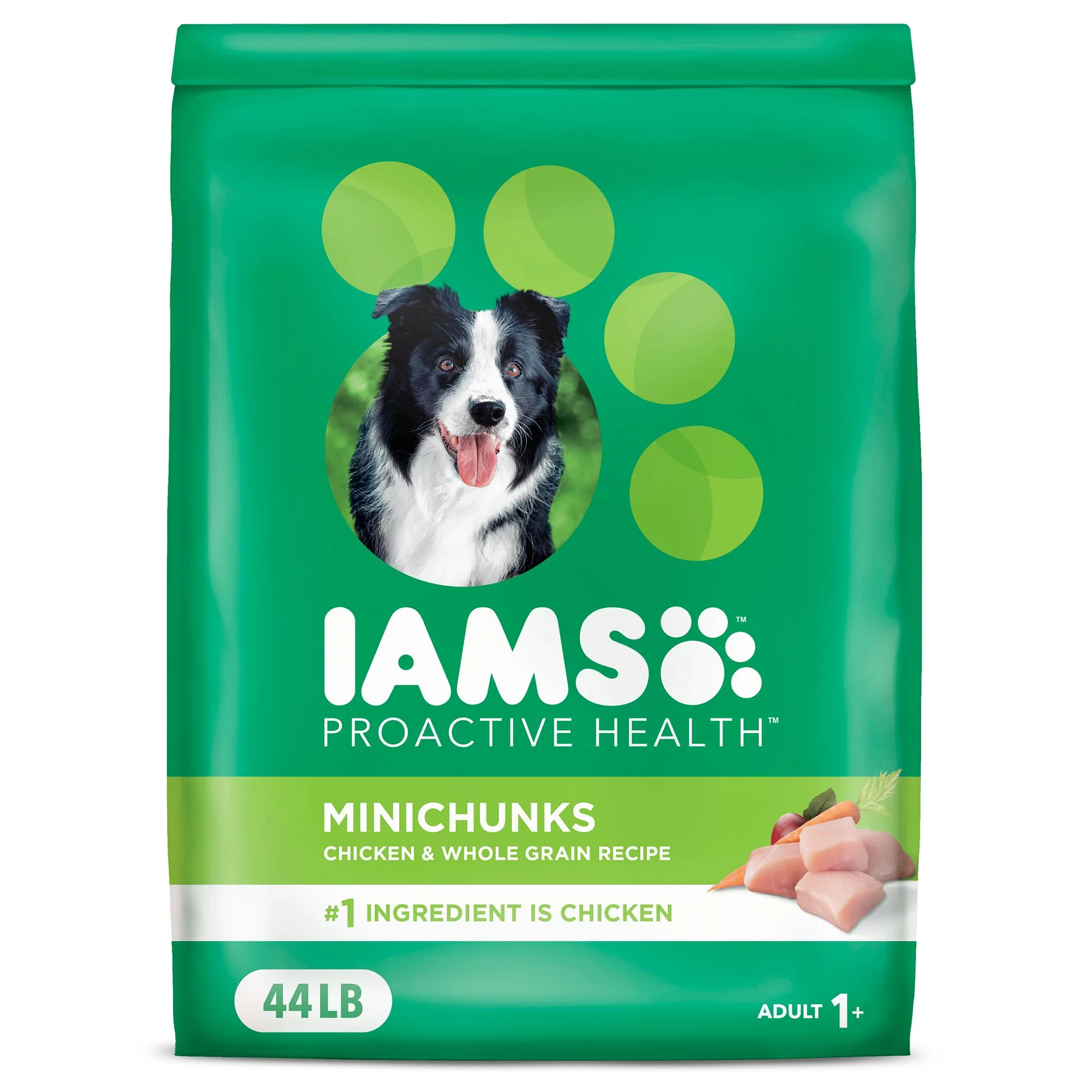 IAMS™ Proactive Health Adult Dry Dog Food - High-Protein, Mini Chunks, Chicken & Whole Grains IAMS™ Proactive Health Adult Dry Dog Food - High-Protein, Mini Chunks, Chicken & Whole Grains - Image 1
