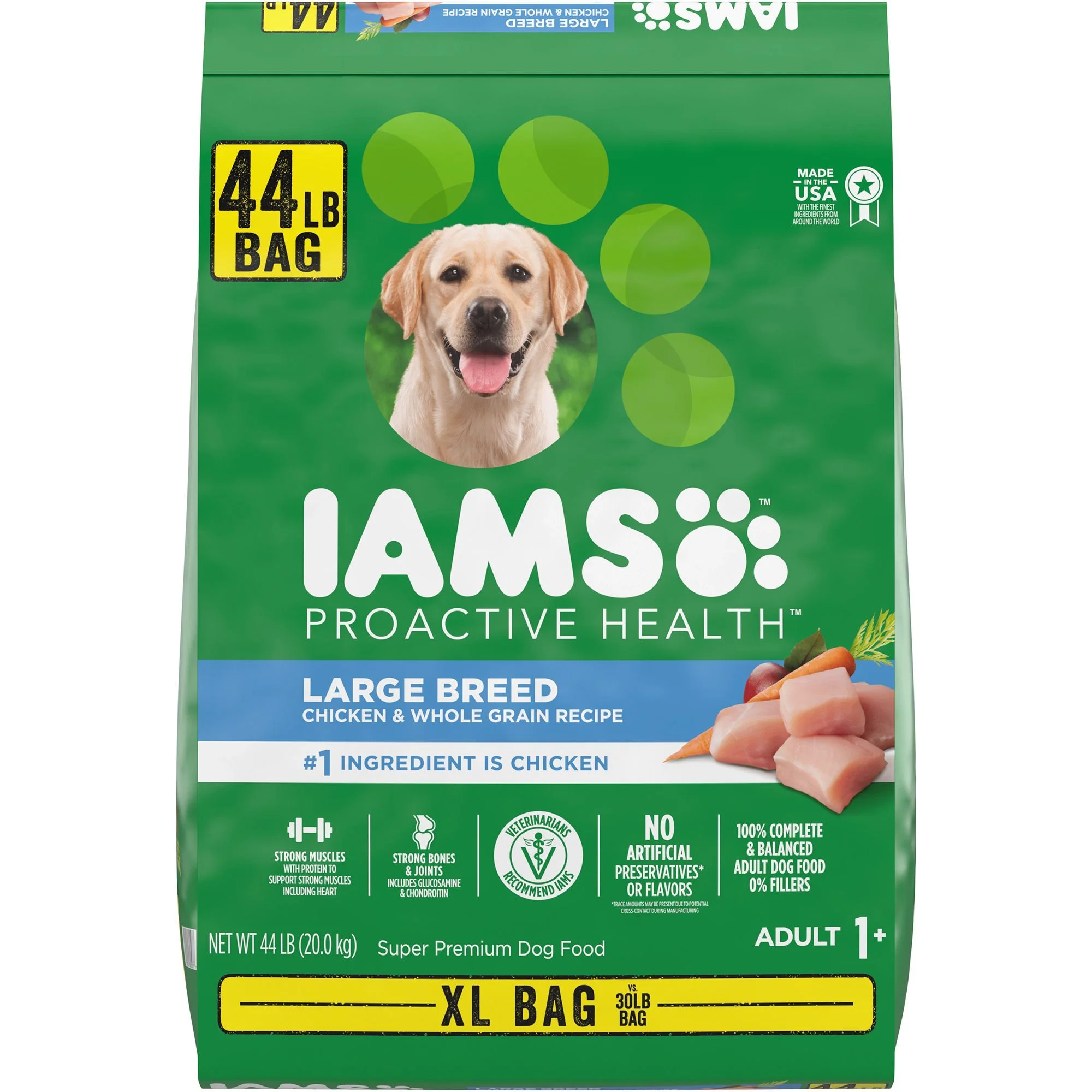 IAMS Proactive Health Adult Dry Dog Food - Large Breed, Chicken & Whole Grains IAMS Proactive Health Adult Dry Dog Food - Large Breed, Chicken & Whole Grains - Image 1