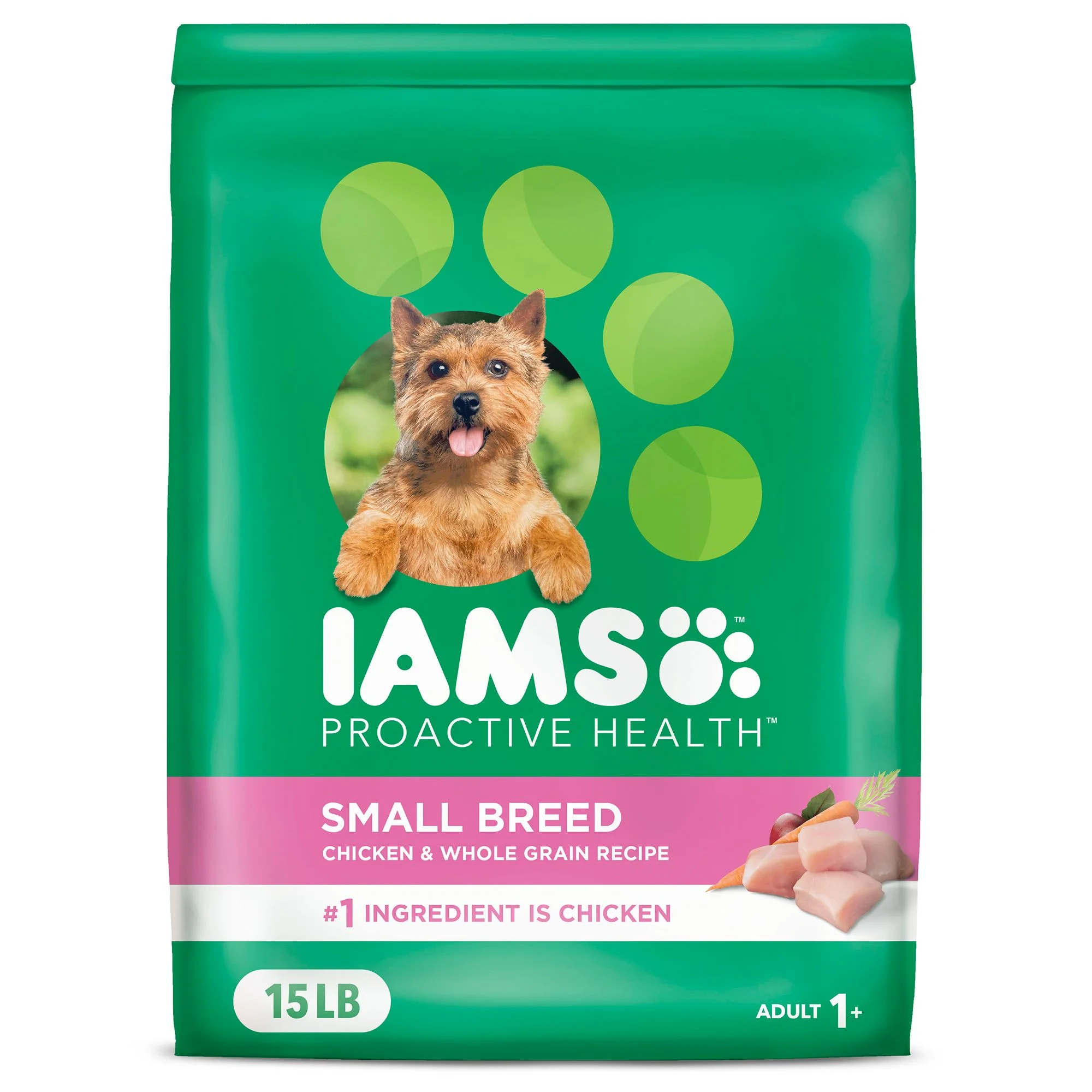 IAMS™ Proactive Health Small Breed Adult Dry Dog Food - Chicken & Whole Grains IAMS™ Proactive Health Small Breed Adult Dry Dog Food - Chicken & Whole Grains - Image 1