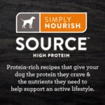 Simply Nourish® Source Kibble + Adult Dry Dog Food - Pork, High-Protein, Grain Free - Image 5