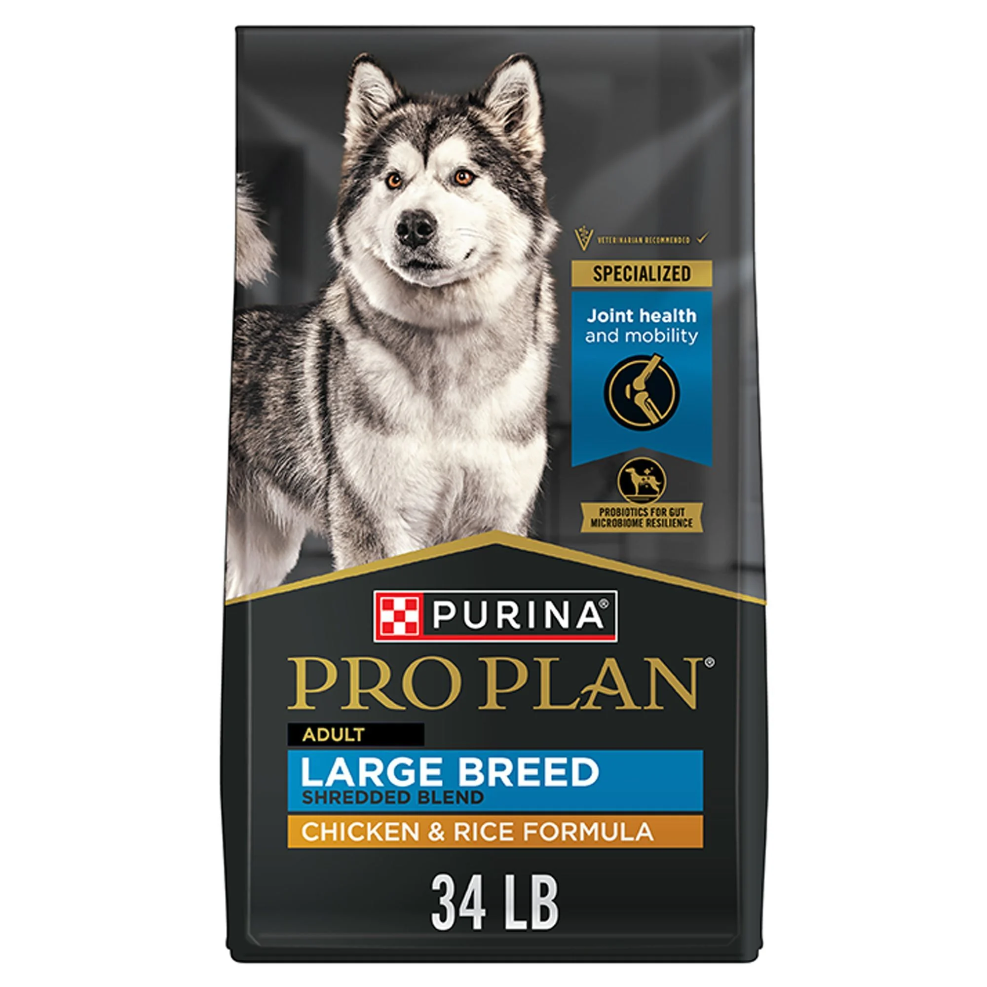 img_1761115808434_26_me4USm1CR.webp Purina Pro Plan Specialized Shredded Blend Large Breed Adult Dry Dog Food - Chicken & Rice - Image 1
