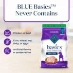 Blue Buffalo® Basics™ Skin & Stomach Care Adult Dog Dry Food - Grain Free, Turkey & Potato - Image 6