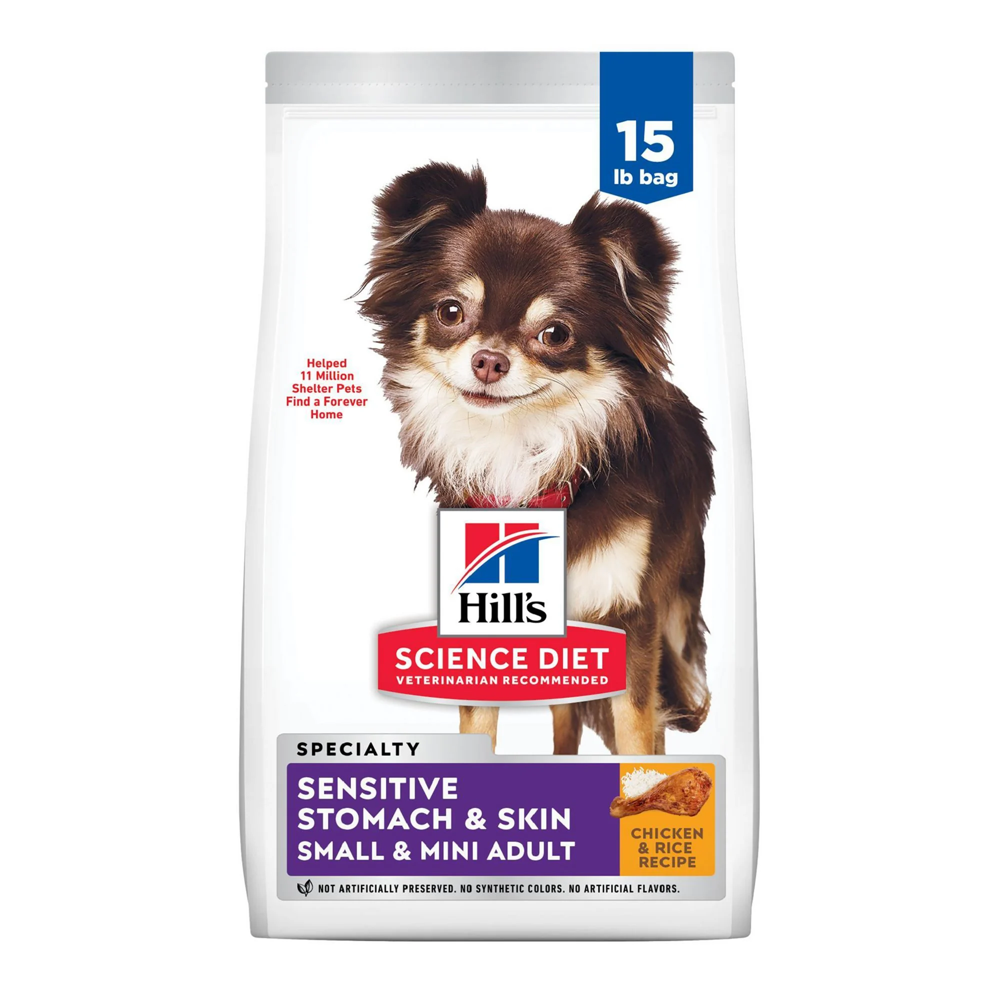 img_1761116086079_959_IghuMT9Xv.webp Hill's® Science Diet® Sensitive Stomach & Skin Small & Mini Adult Dog Dry Food - Chicken & Rice - Image 1
