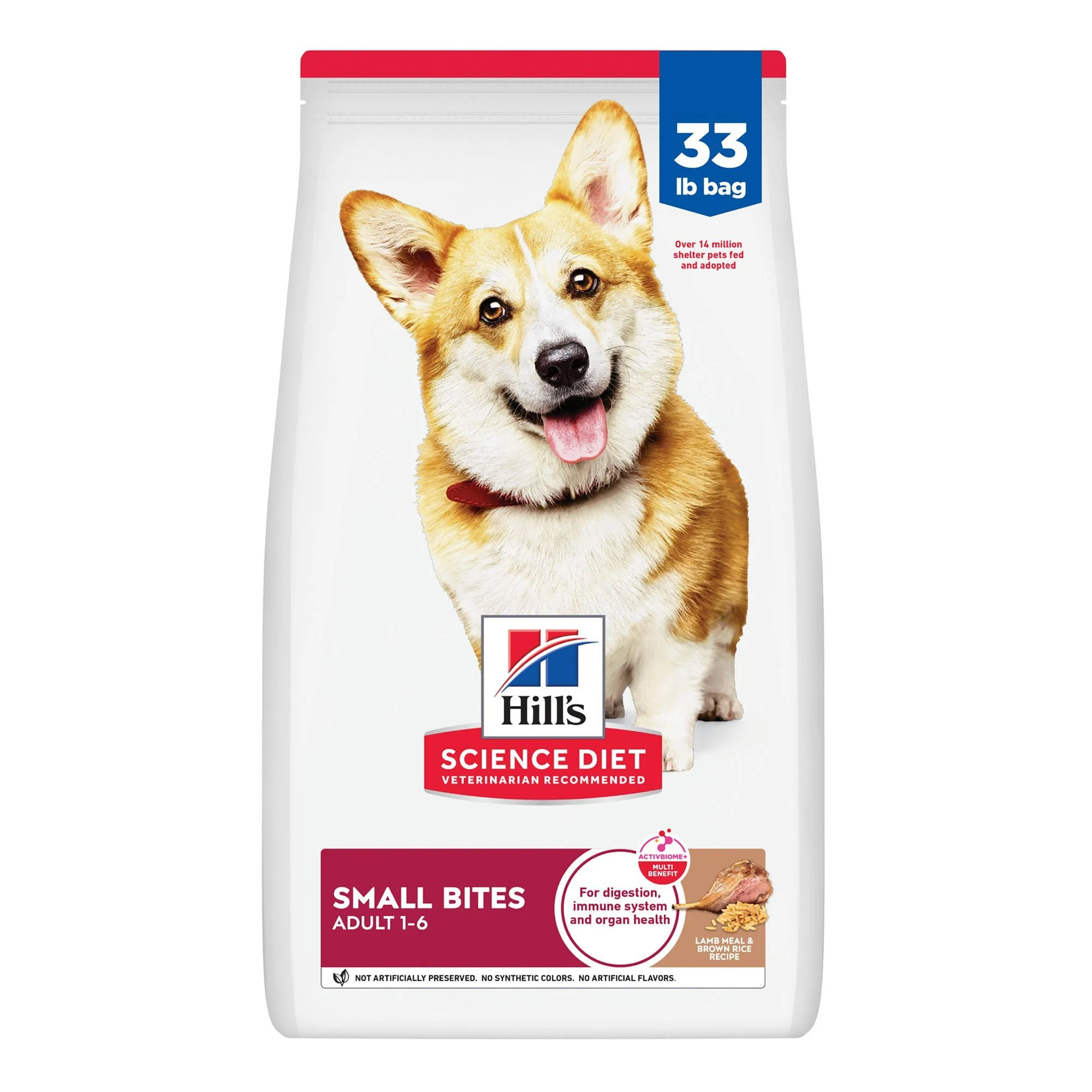 img_1761118355805_183_LcfCQQ1KQn.webp Hill's® Science Diet® Small Bites Adult Dry Dog Food - Lamb & Brown Rice - Image 1