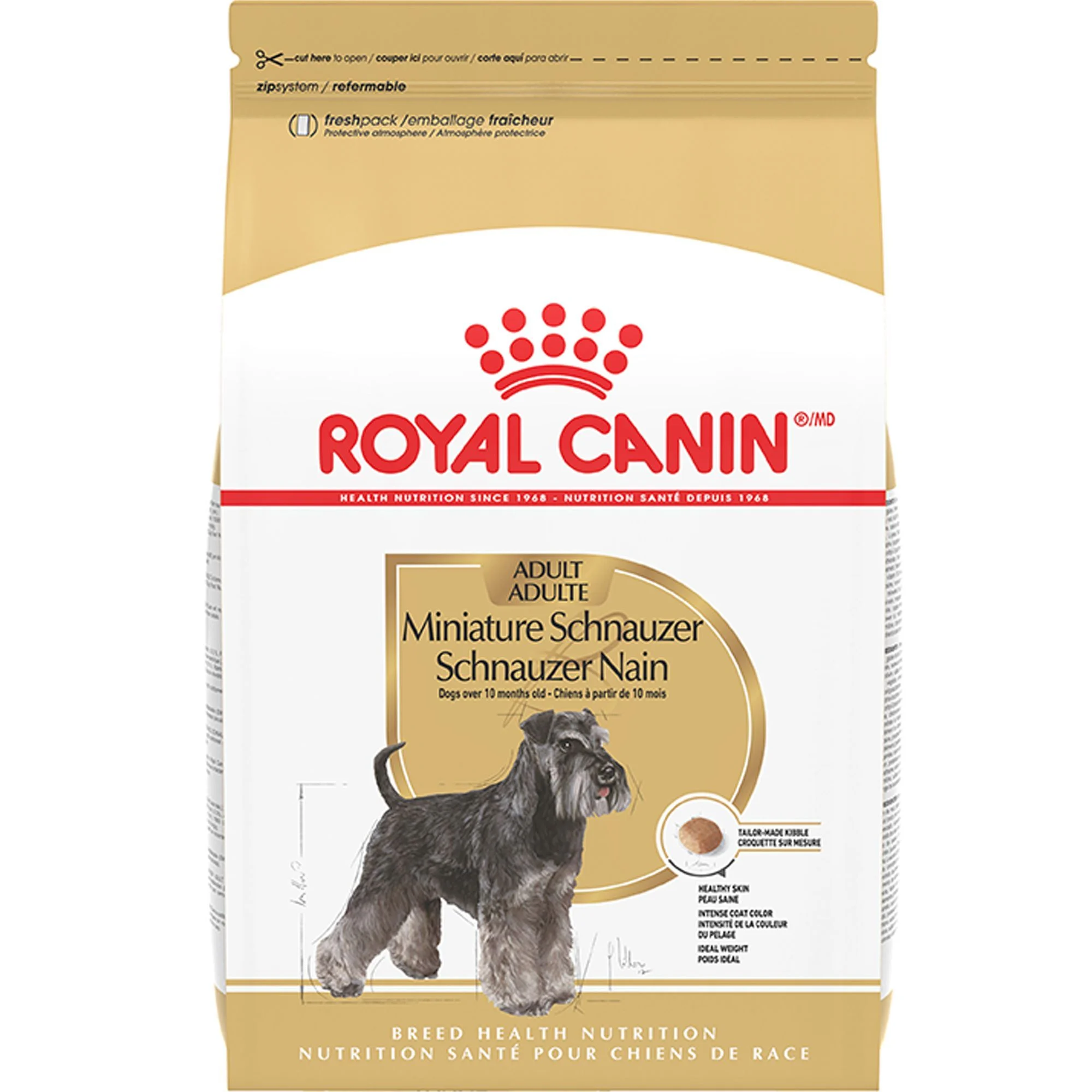 img_1761118541728_511_5tt-UEk1l.webp Royal Canin® Breed Health Nutrition® Miniature Schnauzer Breed Specific Adult Dog Dry Food - 10 lb - Image 1