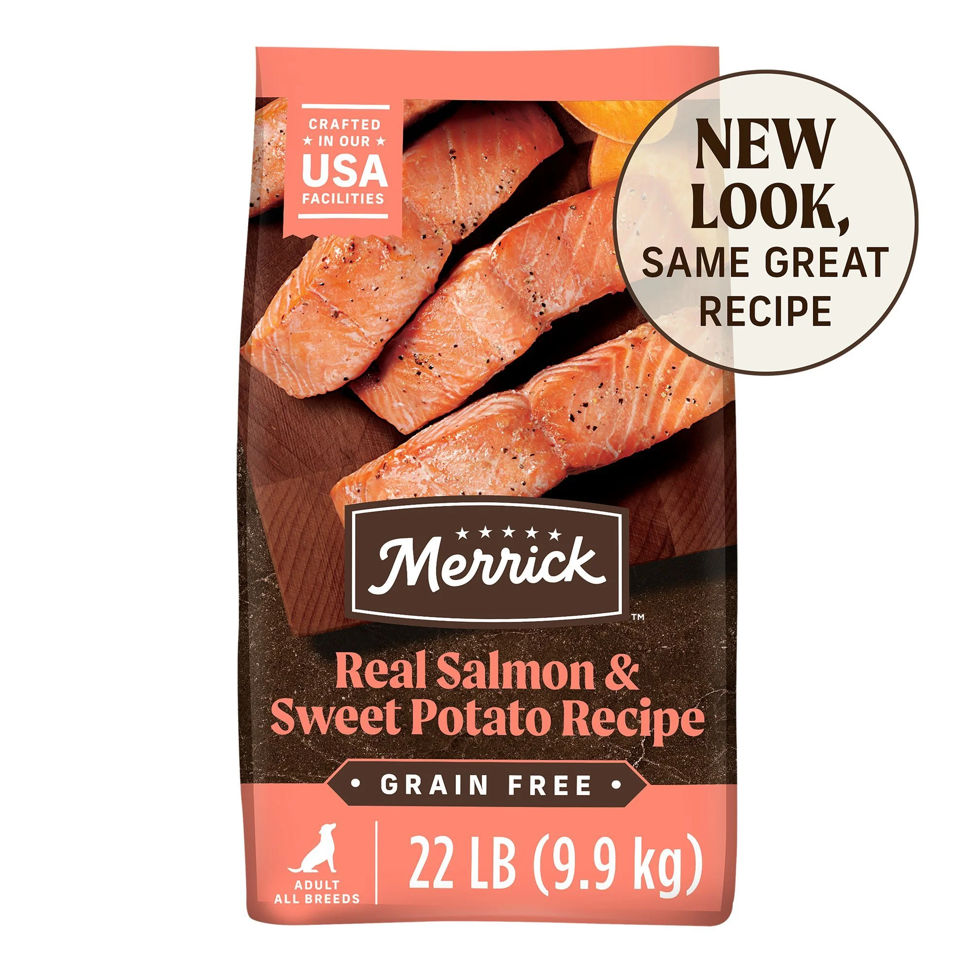 img_1761118785501_940_vigqCsjxkl.webp Merrick® Grain Free® Adult Dry Dog Food - Real Salmon & Sweet Potato - Image 1