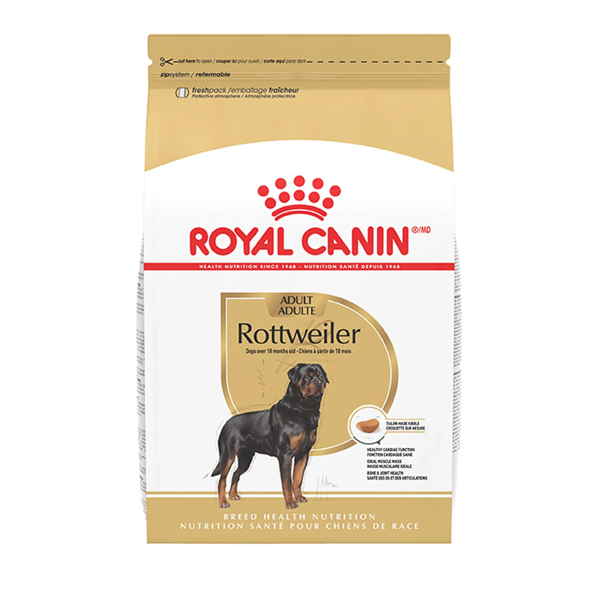 img_1761118985297_182_oM-ch5M5z.webp Royal Canin® Breed Health Nutrition Rottweiler Breed Specific Adult Dog Dry Food - 30 lb - Image 1