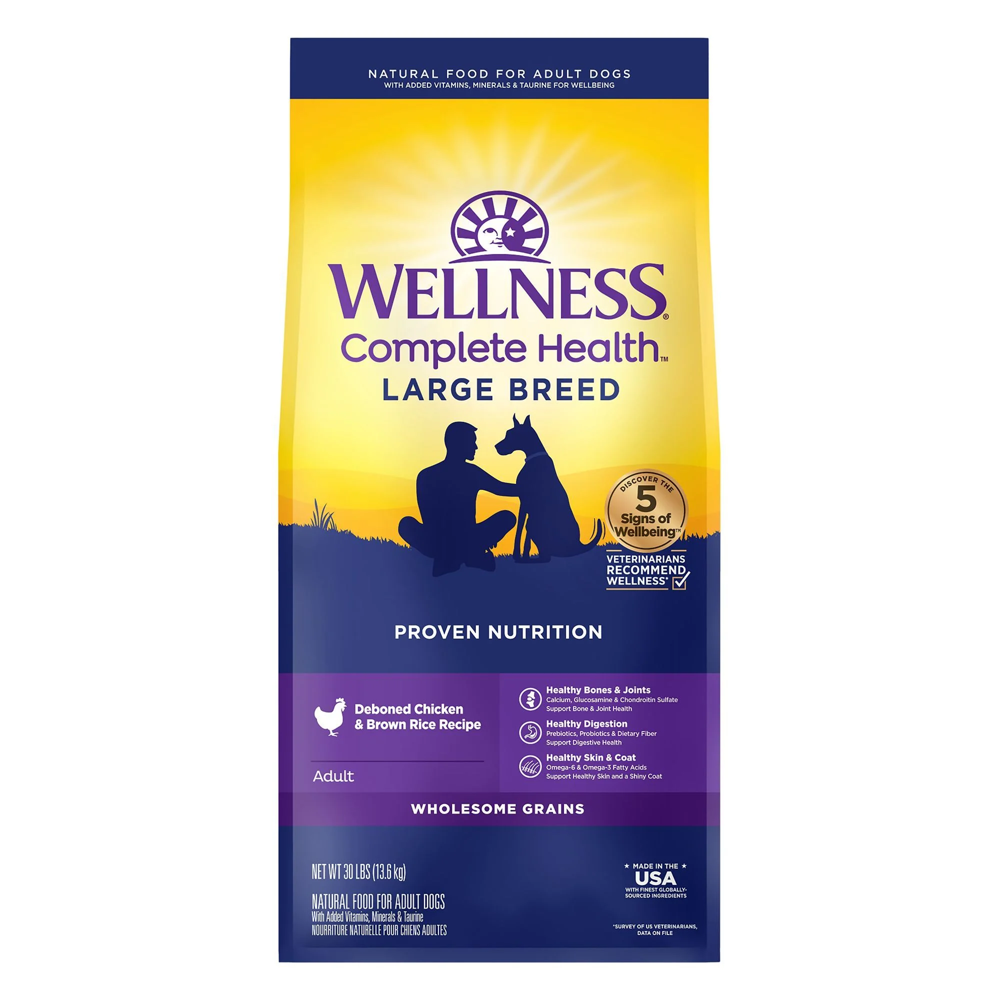 img_1761119000284_183_ZL4XeUp47J.webp Wellness® Complete Health Large Breed Adult Dog Food - Natural - Image 1