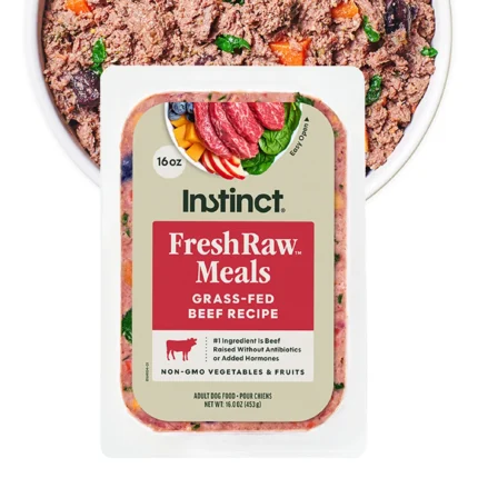Instinct® FreshRaw Meals Adult Frozen Dog Food - Grass-Fed Beef