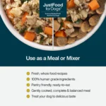 JustFoodForDogs JustFresh All Life Stages Fresh Dog Food - Beef, 12 oz - Image 2