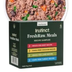 Instinct® FreshRaw Meals Sampler Variety Pack Adult Frozen Dog Food - 8 oz Pouches, 6 Count