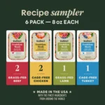 Instinct® FreshRaw Meals Sampler Variety Pack Adult Frozen Dog Food - 8 oz Pouches, 6 Count - Image 5