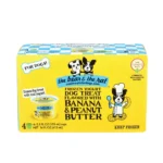 The Bear & The Rat Frozen Yogurt All Life Stages Frozen Dog Treats - Banana & Peanut Butter