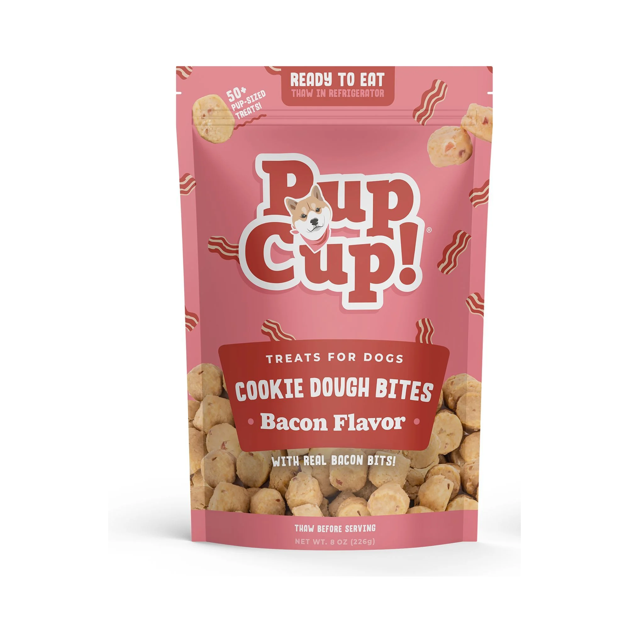 img_1761125859355_897_PfGGVPP1O.webp PupCup! Bacon Cookie Dough Bites All Life Stages Frozen Dog Treats - 8 oz - Image 1