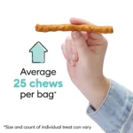 Wiggles & Wags Chicken & Cheese Meaty Sticks Dog Treats 6 OZ - Image 3