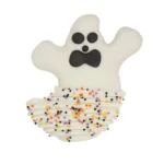 Thrills and Chills Ghost Decorated Cookie Dog Treat 1 Count 1.9 OZ
