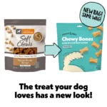Wiggles & Wags Peanut Butter Chewy Bones Dog Treats 16 OZ - Image 2