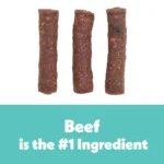 Wiggles & Wags Beef Meaty Sticks Dog Treats 16 OZ - Image 4