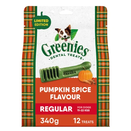 GREENIES Dog Dental Chews - Pumpkin Spice Flavour