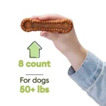 Wiggles & Wags Pumpkin Dental Chews Dog Treats 12 OZ - Image 3
