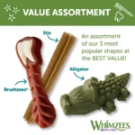 WHIMZEES Variety Value Box Large Dental Dog Treat - Natural, Grain Free, 24 Count - Image 5