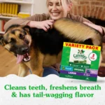Greenies Large Natural Adult Dog Dental Treats Variety Pack - Original, Minty & Blueberry - Image 3