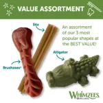 WHIMZEES Variety Value Pack Small Dental Dog Treat - Natural, 89 Count - Image 5