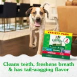 Greenies Regular Natural Adult Dog Dental Treats Variety Pack - Original, Minty & Blueberry - Image 3
