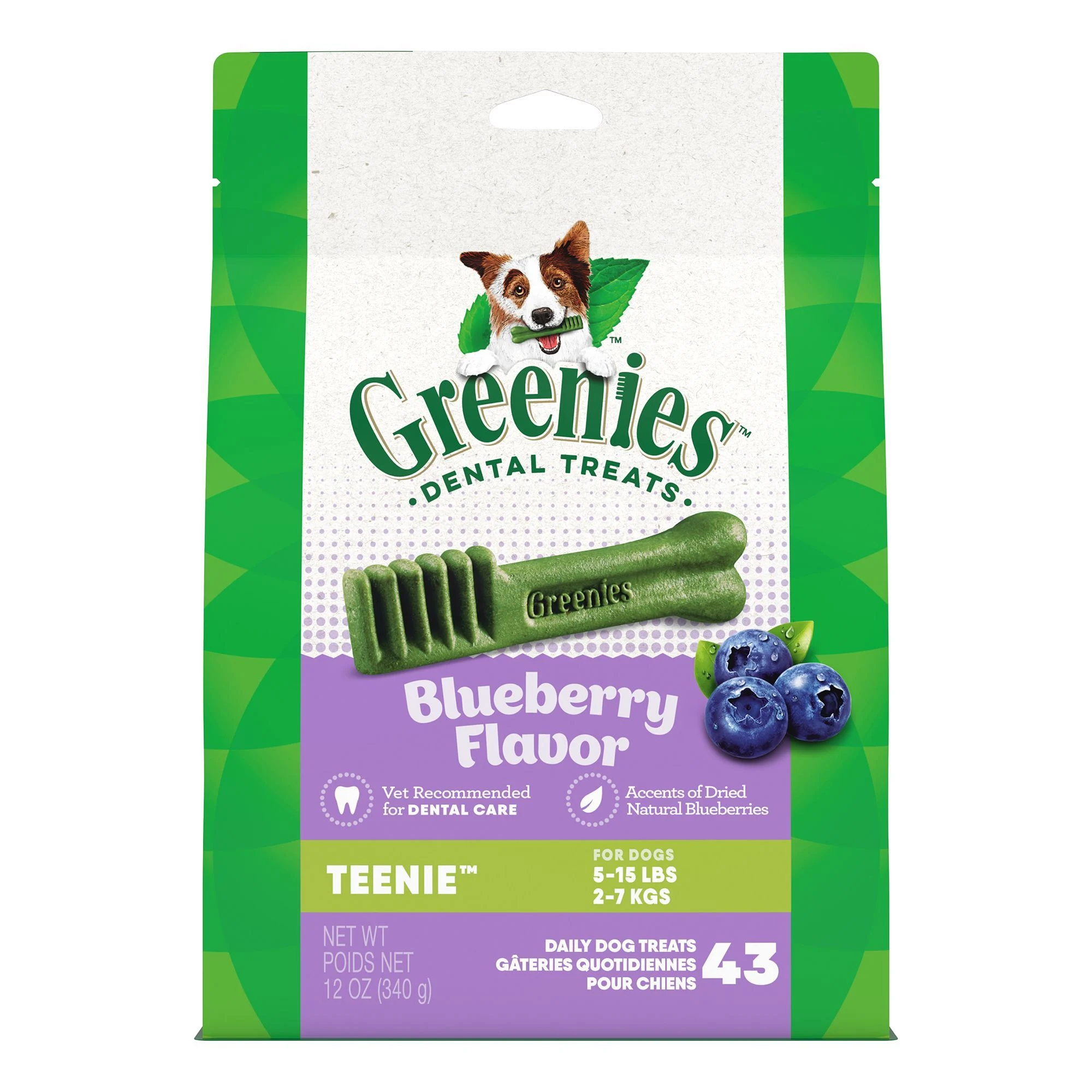 img_1761190543467_838_GydMukuHr.webp Greenies™ Adult Teenie Dog Dental Treats - Natural, Oral Health, Blueberry - Image 1