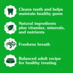 Greenies™ Adult Teenie Dog Dental Treats - Natural, Oral Health, Blueberry - Image 4