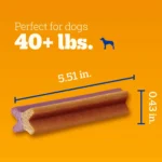 Pedigree® Dentastix Dual Flavor Large Breed Adult Dental Dog Treats - Bacon & Chicken - Image 4