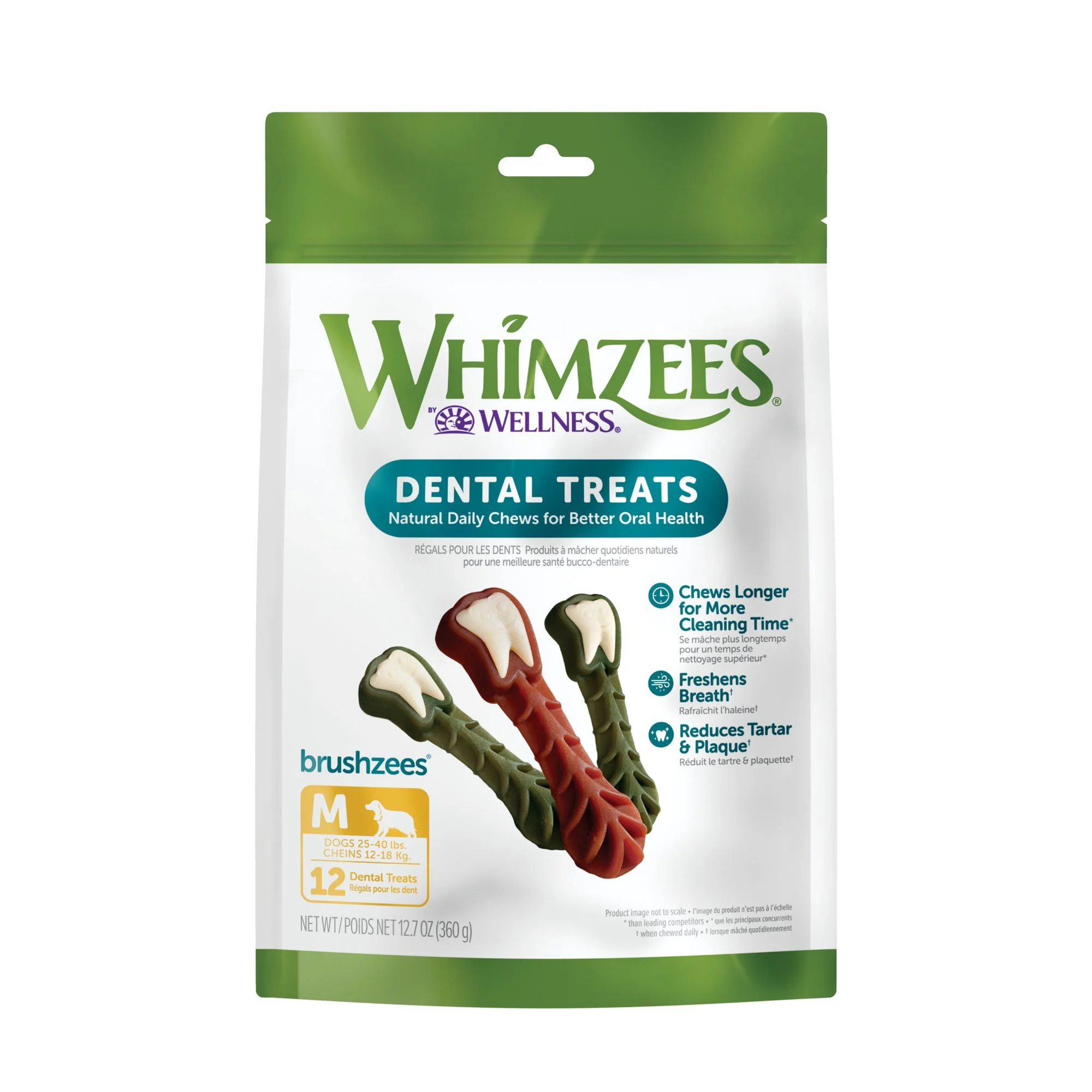 img_1761190677605_174_BAYH9jylk.webp WHIMZEES Brushzees Medium Dental Dog Treat - Natural, Grain Free - Image 1
