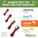 WHIMZEES Brushzees Medium Dental Dog Treat - Natural, Grain Free - Image 6