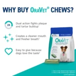 OraVet Dental Hygiene Chews for Dogs with Delmopinol - Dental Chews for Small Dogs 10-24 lbs - Image 4