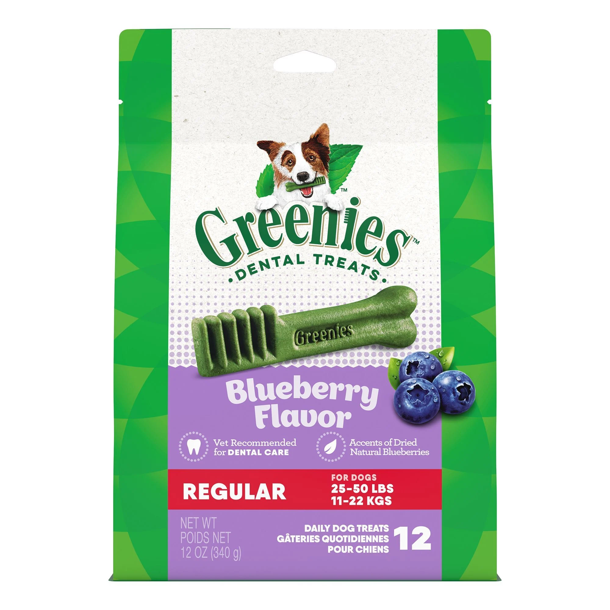 img_1761190803281_215_SsEQ_Knko.webp Greenies™ Adult Regular Dog Dental Treats - Natural, Oral Health, Blueberry - Image 1