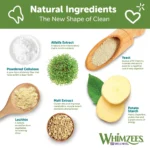 Whimzees Brushzees Large Dog Dental Treats - Vegetable - Image 3