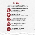 Ark Naturals® Protection Plus Brushless Toothpaste 5-in-1 Large Dog Dental Chews - Image 4