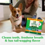 Greenies Petite Natural Adult Dog Dental Treats Variety Pack - Original, Minty & Blueberry - Image 3