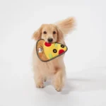 Joyhound® Rip Roarin' Tough Pizza Dog Toy - Tough Plush - Image 3
