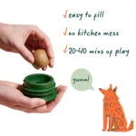 WOOF Pupsicle Treat Dispensing Dog Toy, Green - Image 3