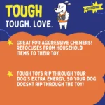 Joyhound® Rip Roarin' Tough Popcorn Dog Toy - Image 4