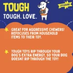 Joyhound® Rip Roarin' Tough Beer Dog Toy - Squeaker - Image 4