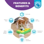 Outward Hound Dog Brick Interactive Dog Puzzle - Image 2