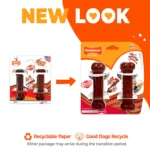 Nylabone® Power Chew Basted Blast Dog Toy - 2 Pack, Bacon & Steak Flavor - Image 3