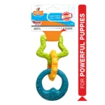 Nylabone® Power Puppy Chew Teething Ring Dog Toy - Bacon Flavor - Image 3