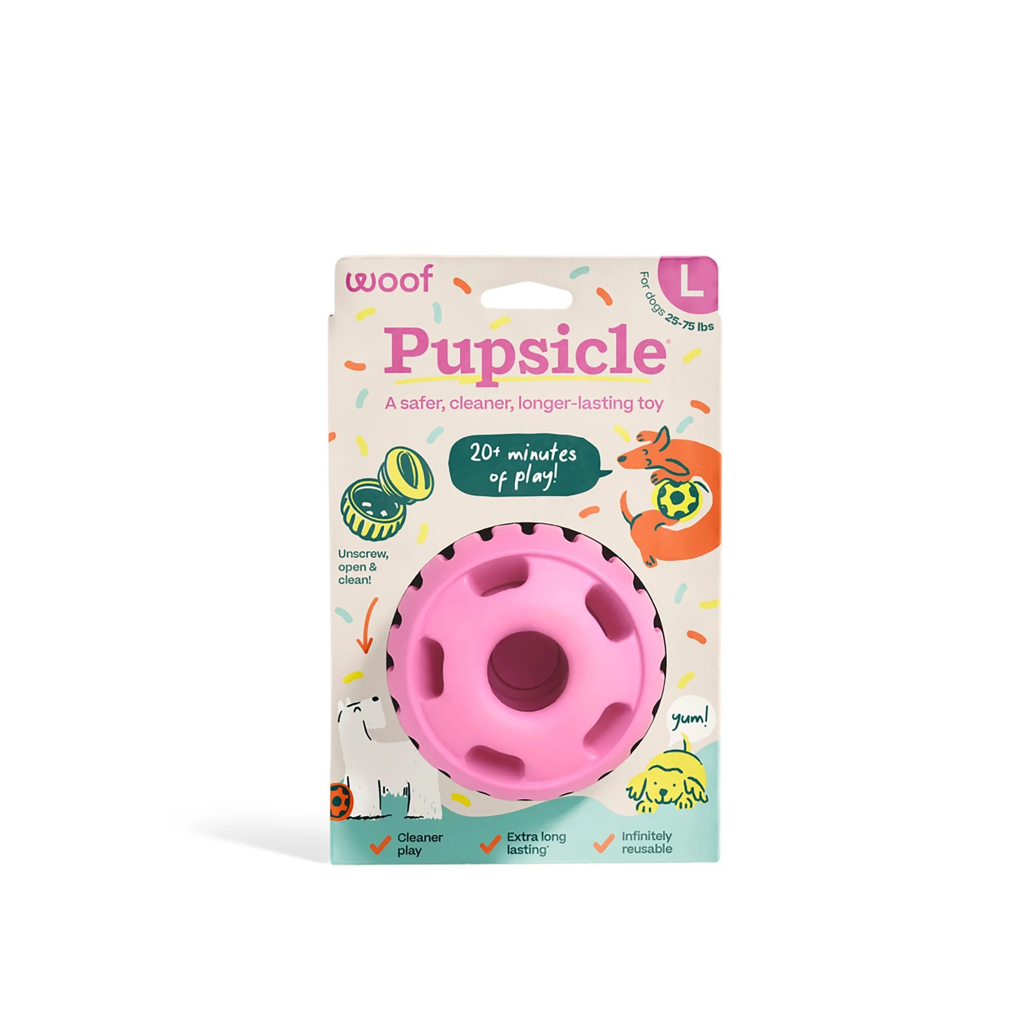 img_1761273835742_609_mKpAeowBH.webp WOOF Birthday Pupsicle Treat Dispensing Dog Toy - Image 1