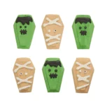 Thrills and Chills Rawhide Alternative Coffin Dog Treats 8 Count 6 OZ