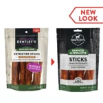 Dentley's® Rawhide-Free 5" Retriever Sticks Dog Chew - Peanut Butter, 10 Count - Image 2