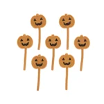 Thrills and Chills Rawhide Alternative Pumpkin Pops 8 Count 3.5 OZ