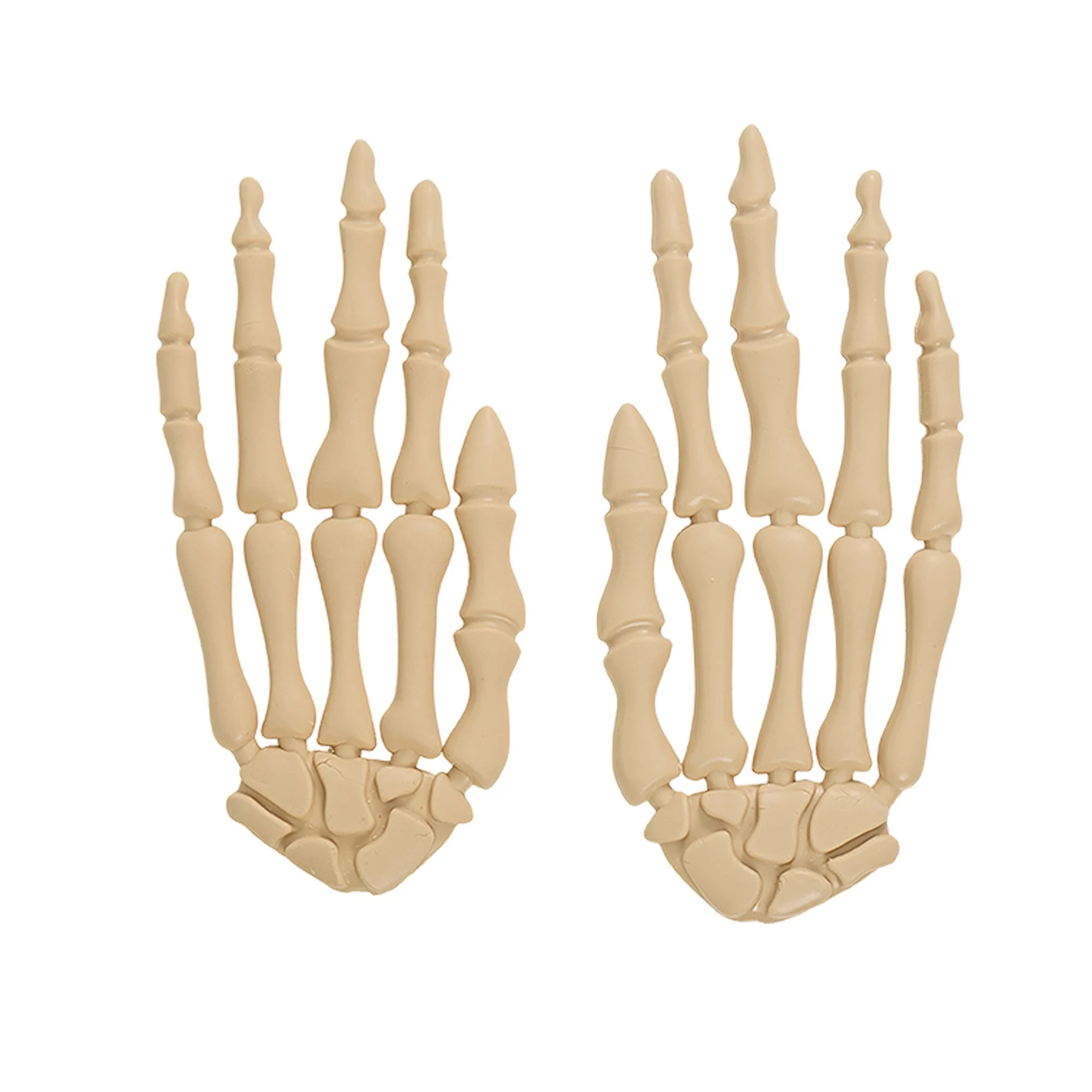 img_1761275876160_77_TkX2rd1LD.webp Thrills and Chills Rawhide Alternative Skeleton Hands Dog Treats 2 Count 4.9 OZ - Image 1